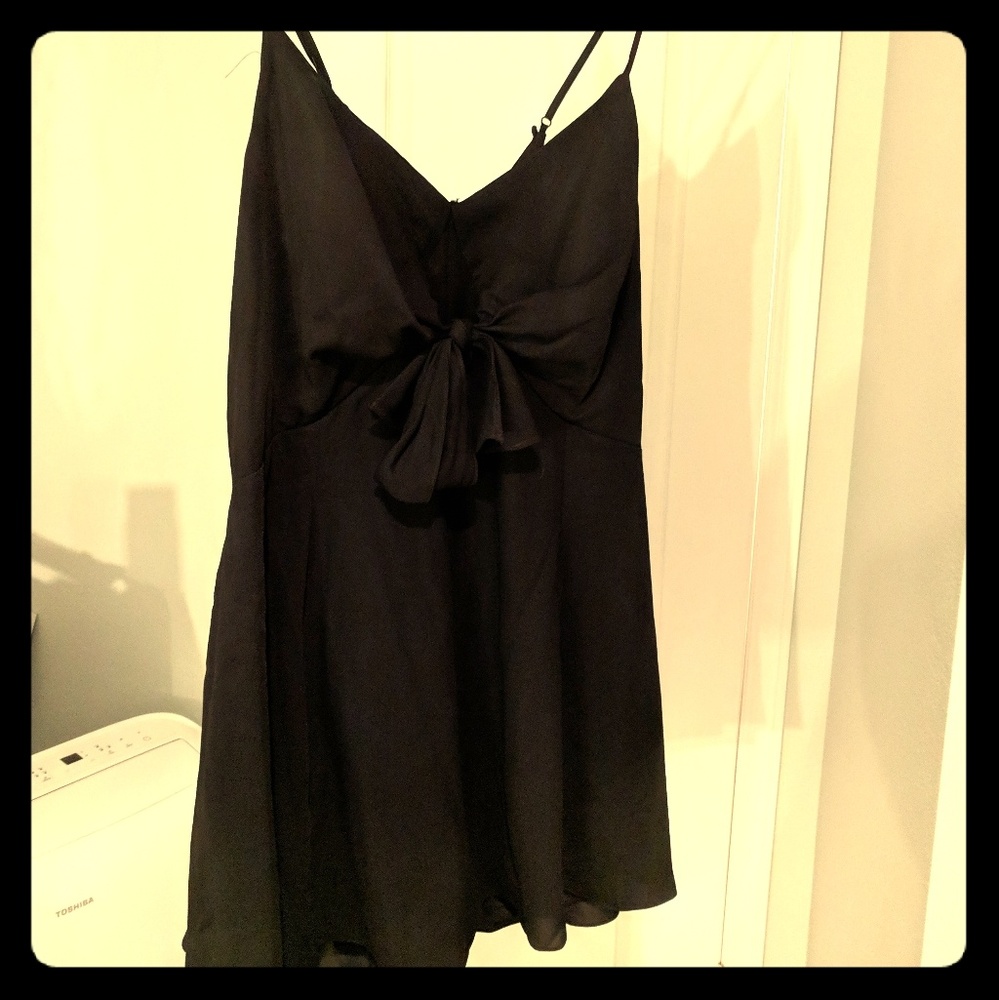 Plus size black romper